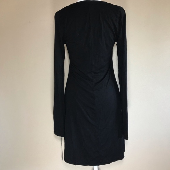 Michael Lauren black midi dress size M - NWT - Picture 2 of 9